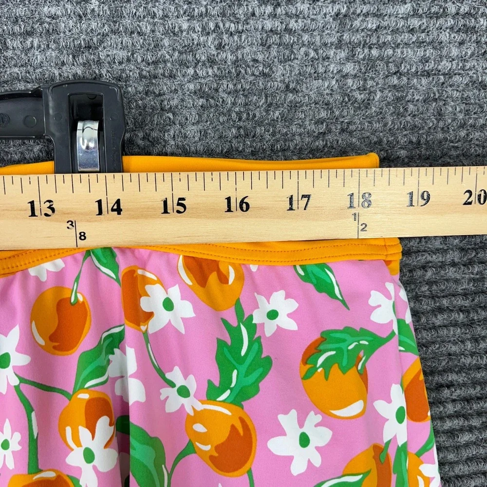 Lands End Swim Skirts Floral Orange Print Bottoms‎ 18W Womens